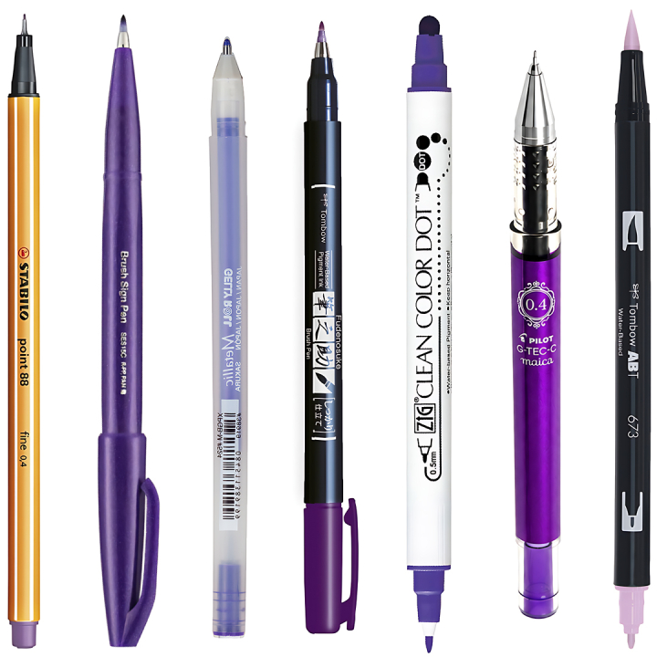 Sample kit Purple in the group Selected / Sample kits at Pen Store (sample10_set)
