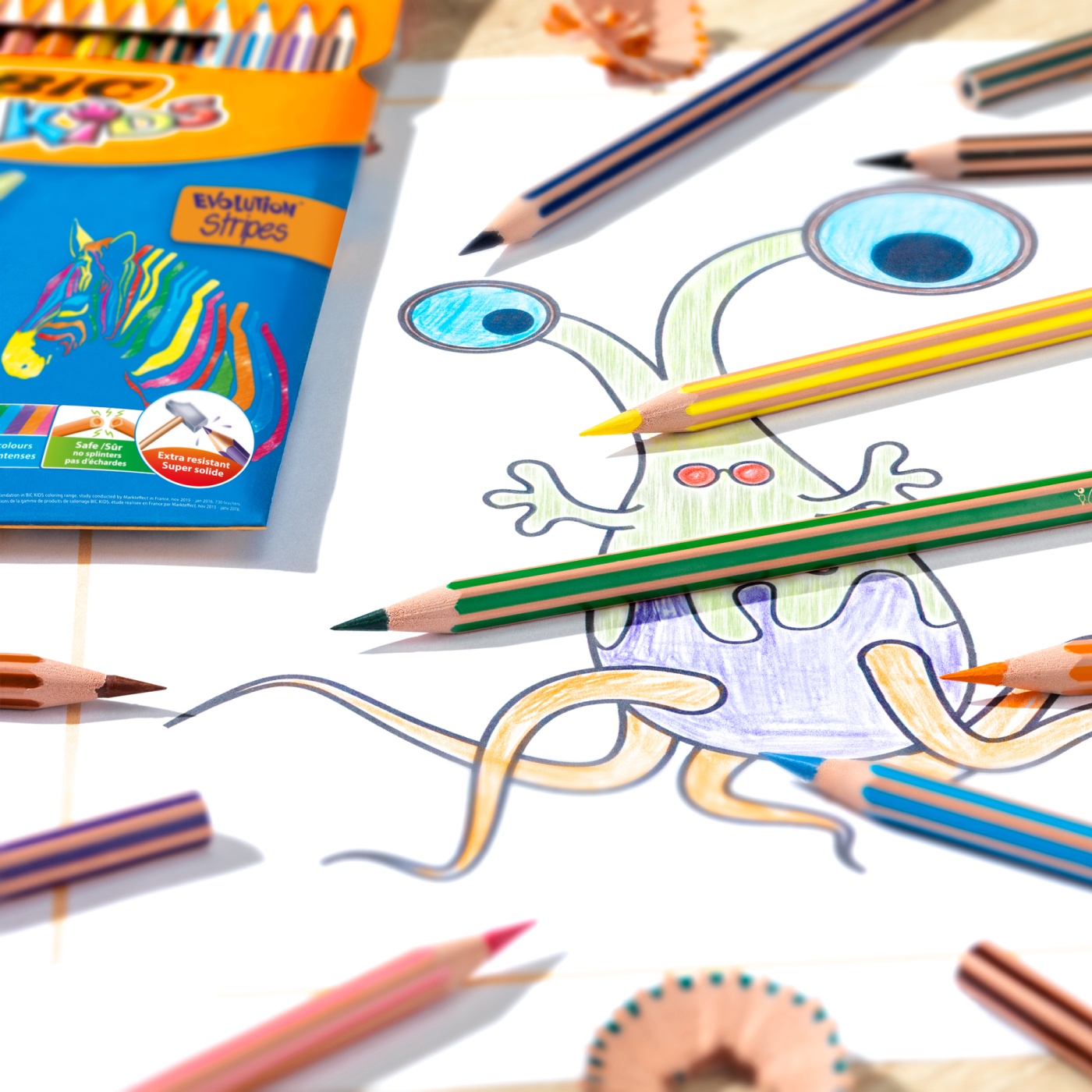 Kids Evolution Coloring Pencils 24-set in the group Kids / Kids' Pens / 5 Years+ at Pen Store (100245)