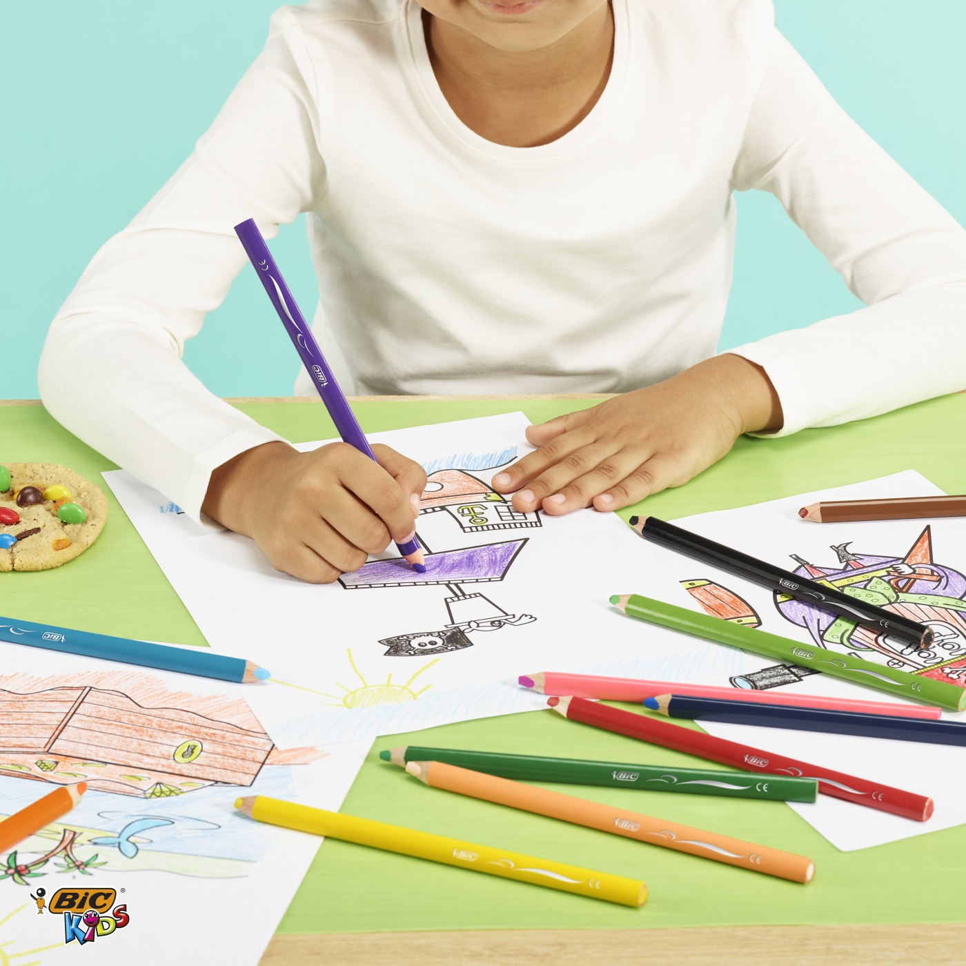 Kids Jumbo Coloring Pencils 12-set in the group Kids / Kids' Pens / 0-2 Years+ at Pen Store (100246)