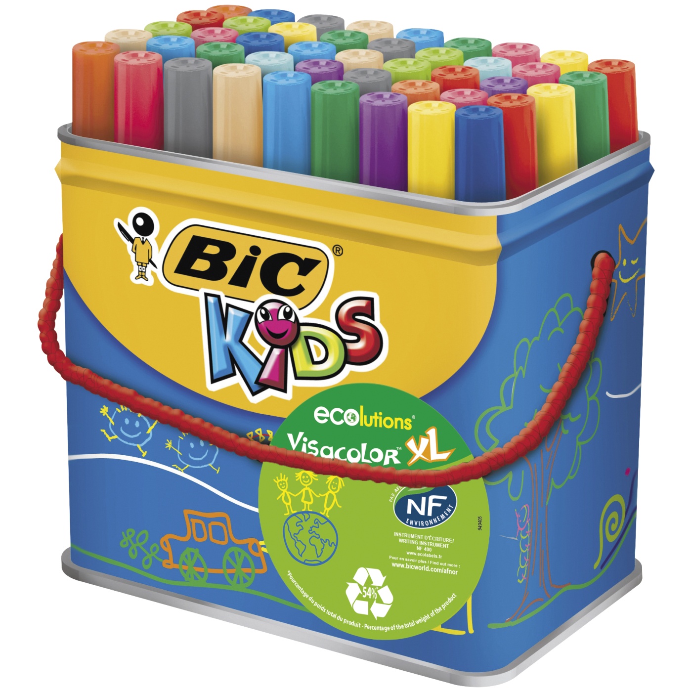 Kids Visacolor XL Fiber-tip pens 48-set in the group Kids / Kids' Pens / 3 Years+ at Pen Store (100249)