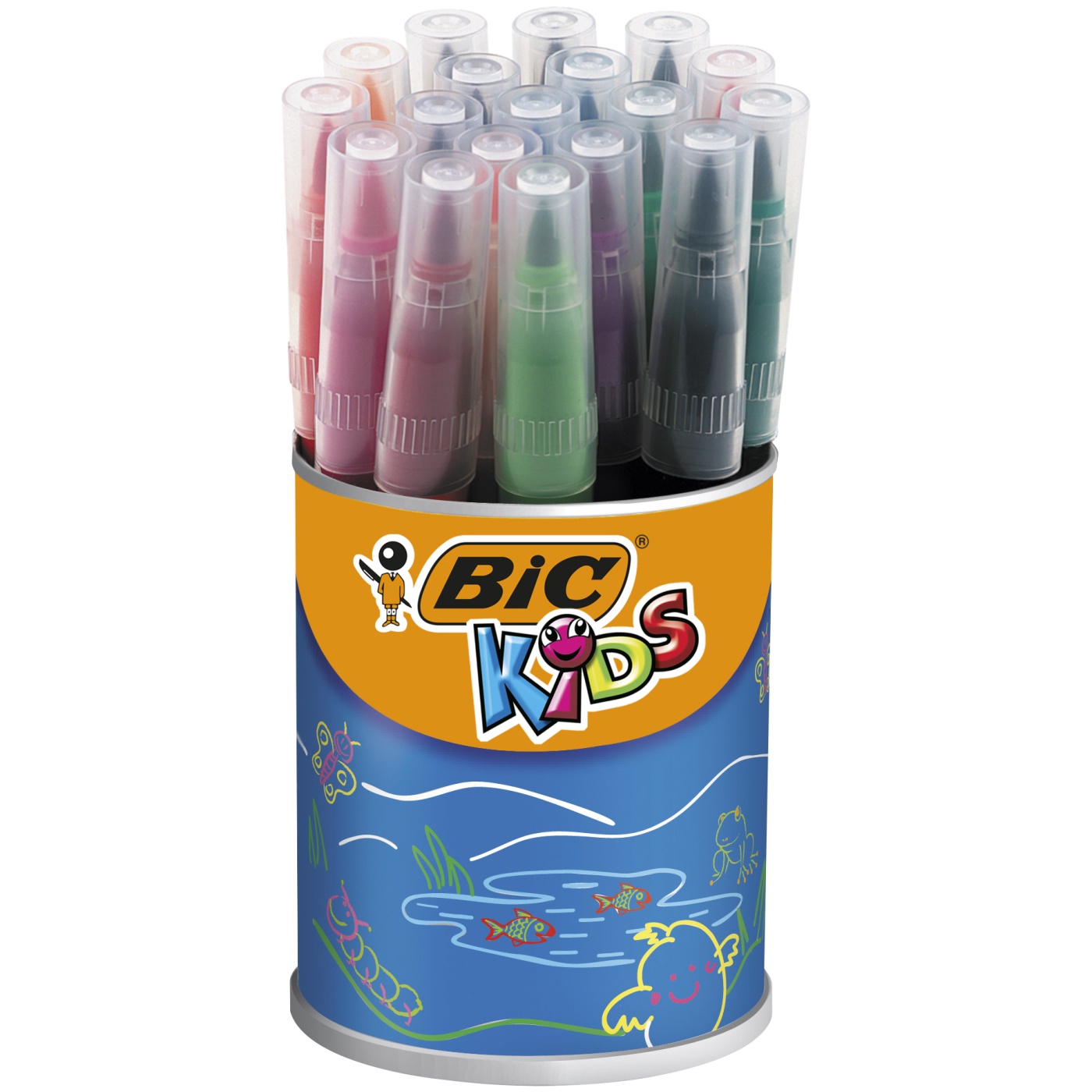 Kids Visaquarelle Brush 18-set in the group Kids / Kids' Pens / Felt Tip Pens for Kids at Pen Store (100256)