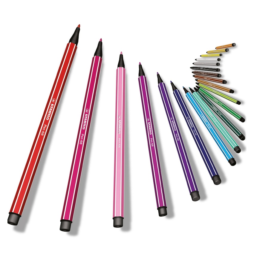 Pen 68 Felt-tip 20 pcs in the group Pens / Artist Pens / Felt Tip Pens at Pen Store (100268)