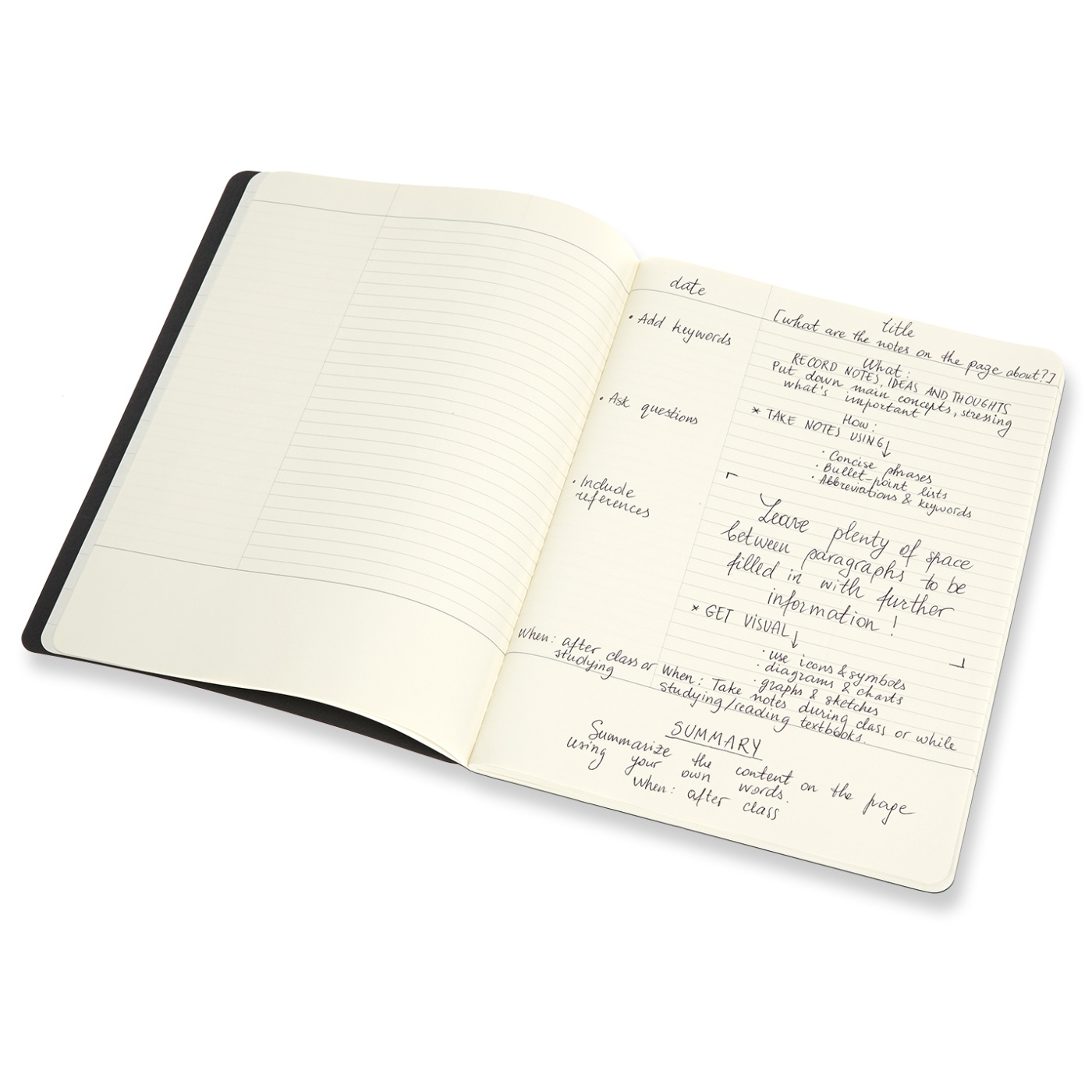 Cahier Subject A4 Black/Kraft Ruled in the group Paper & Pads / Note & Memo / Notebooks & Journals at Pen Store (100338)