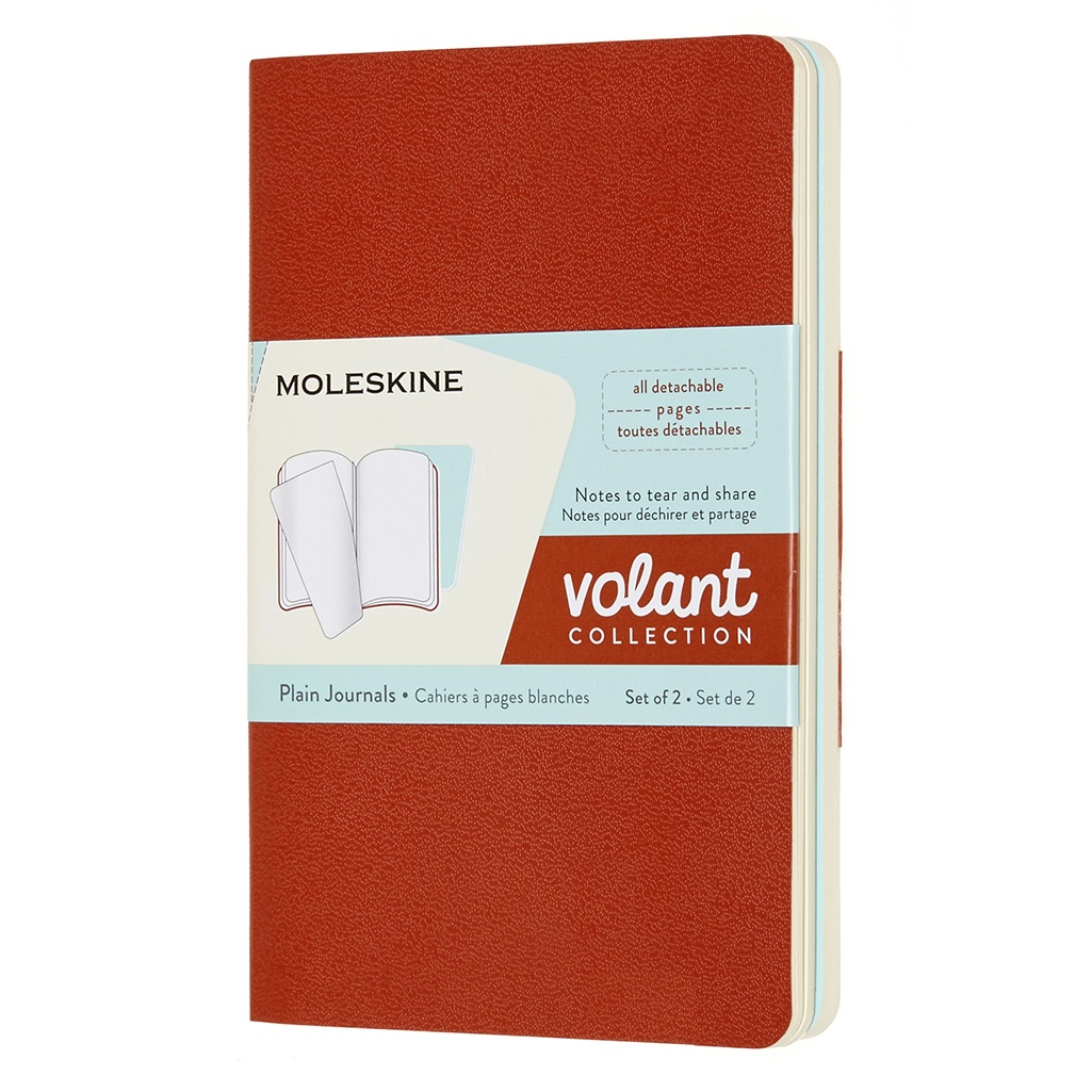 Volant Pocket Orange/Blue Plain in the group Paper & Pads / Note & Memo / Notebooks & Journals at Pen Store (100342)