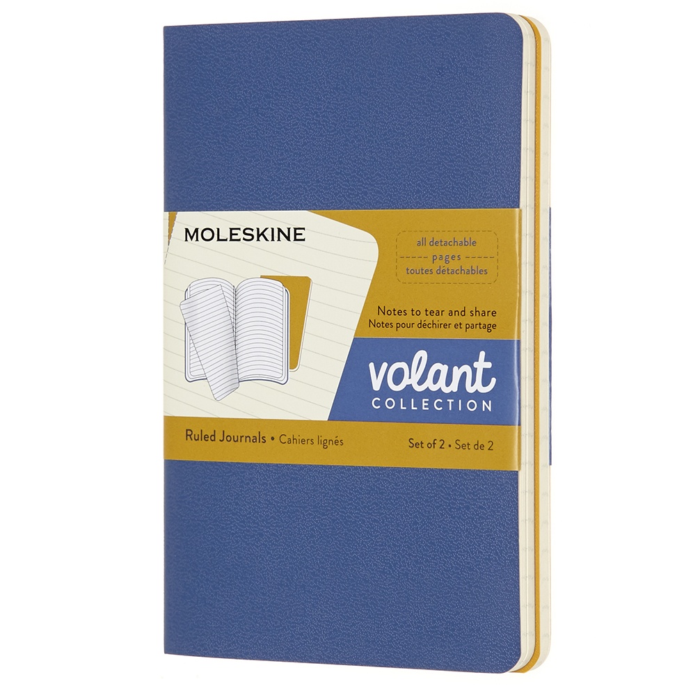 Volant Pocket Blue/Yellow in the group Paper & Pads / Note & Memo / Writing & Memo Pads at Pen Store (100343_r)