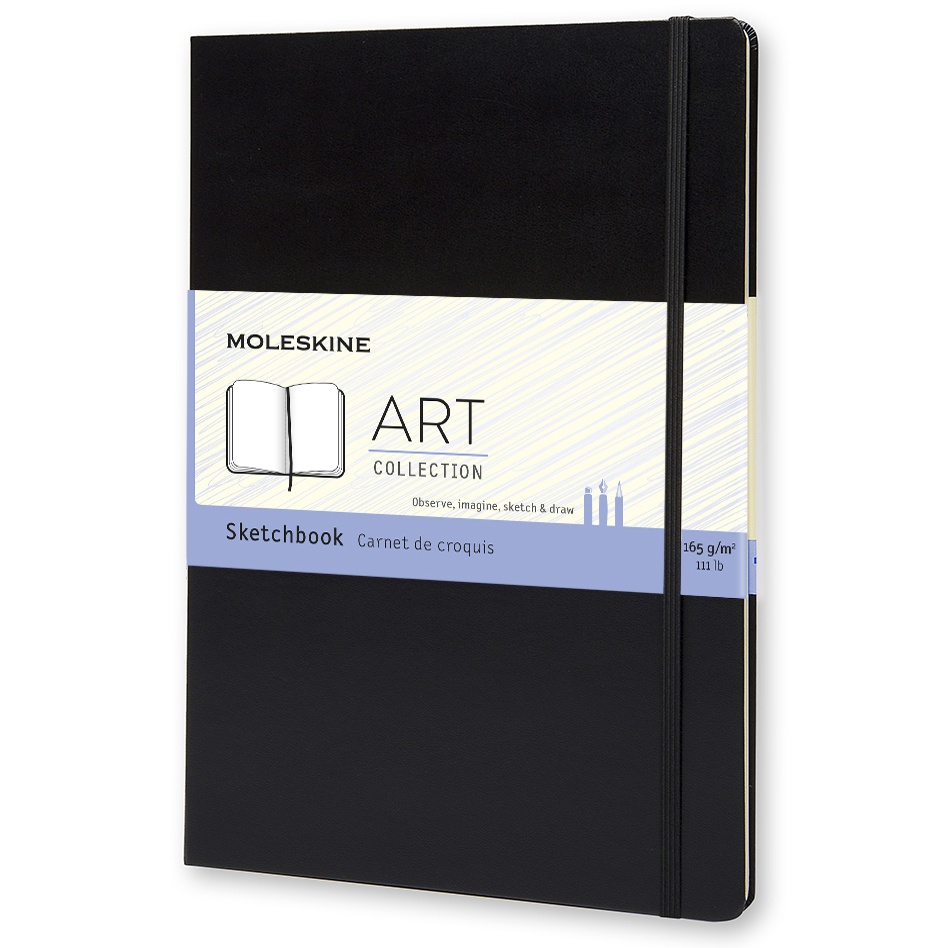 Sketchbook A4 Black in the group Paper & Pads / Artist Pads & Paper / Sketchbooks at Pen Store (100383)