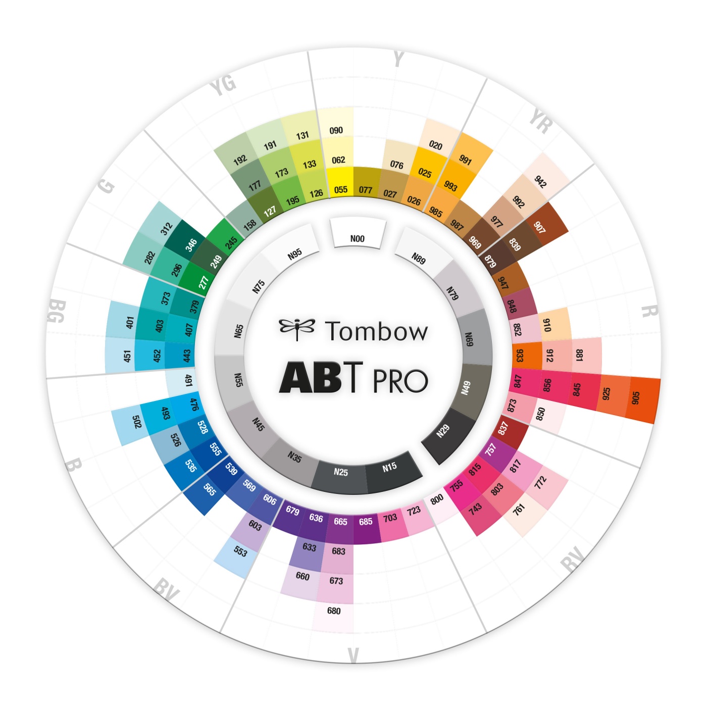 ABT PRO Dual Brush Pen 12-set Basic in the group Pens / Product series / ABT Dual Brush at Pen Store (101254)