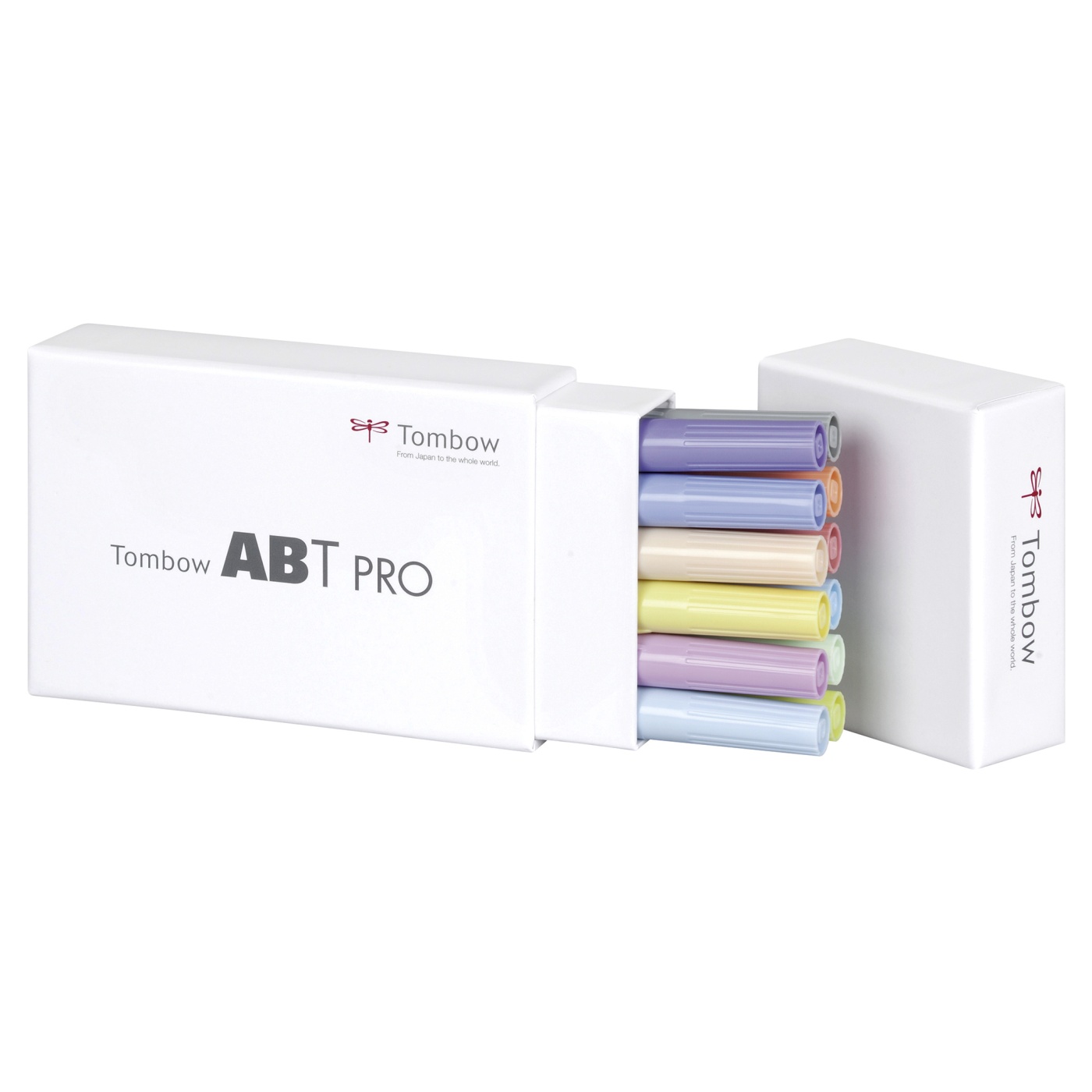 ABT PRO Dual Brush Pen 12-set Pastel in the group Pens / Product series / ABT Dual Brush at Pen Store (101255)