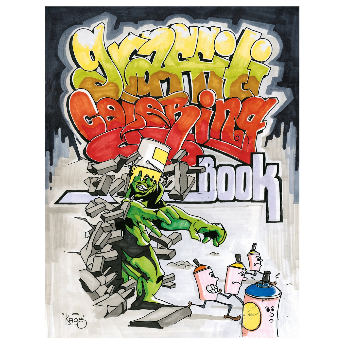 Graffiti Coloring Book in the group Hobby & Creativity / Books / Adult Coloring Books at Pen Store (101370)