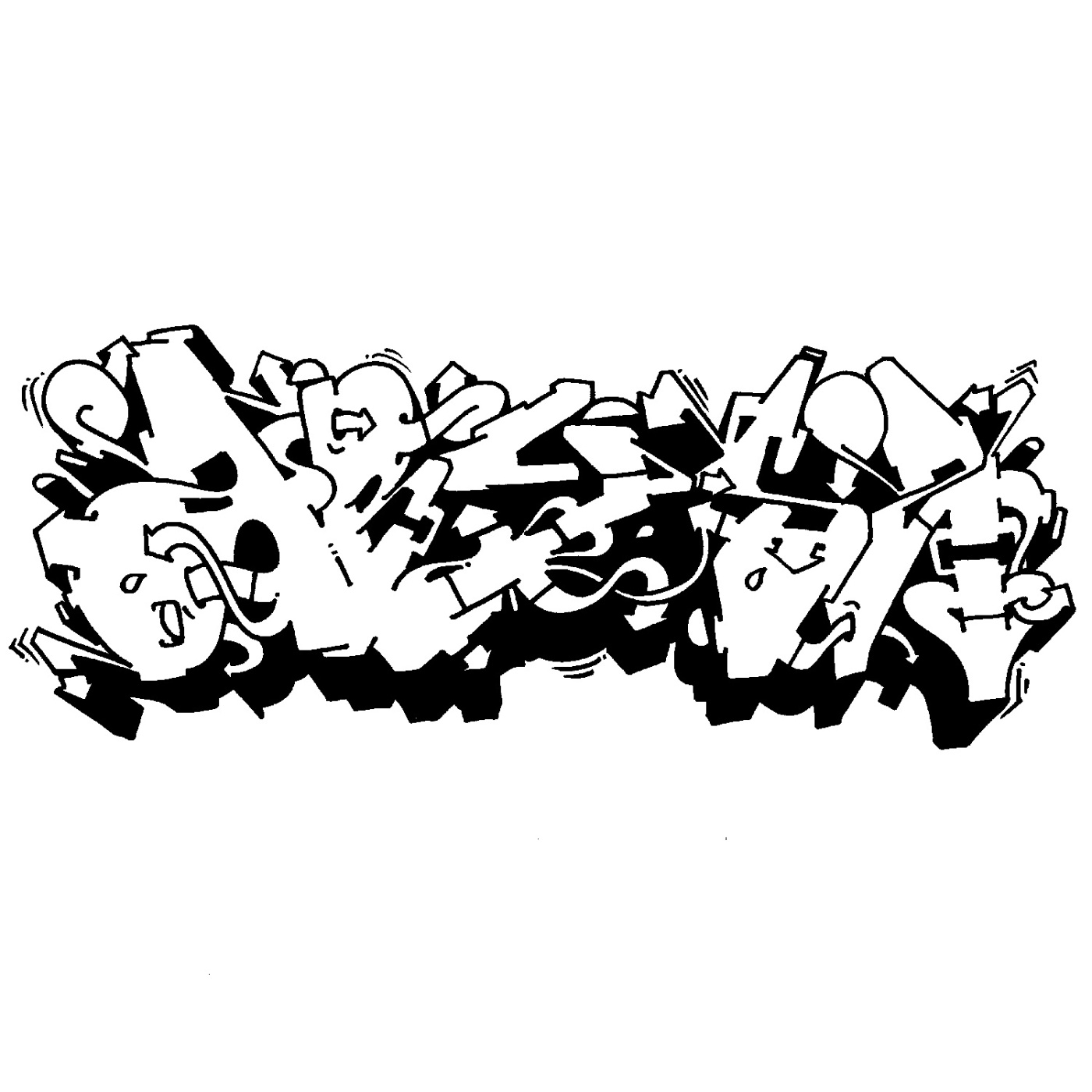 Graffiti Coloring Book in the group Kids / Books for Kids / Activity & Coloring Books at Pen Store (101370)