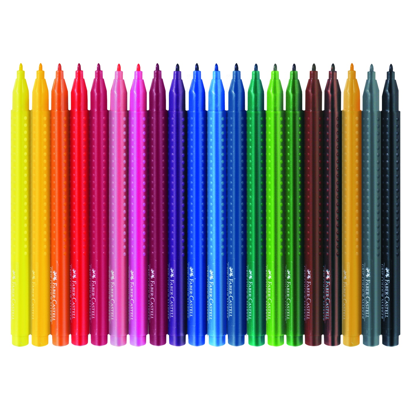Grip Colour Markers - Set of 20 in the group Kids / Kids' Pens / 3 Years+ at Pen Store (101393)