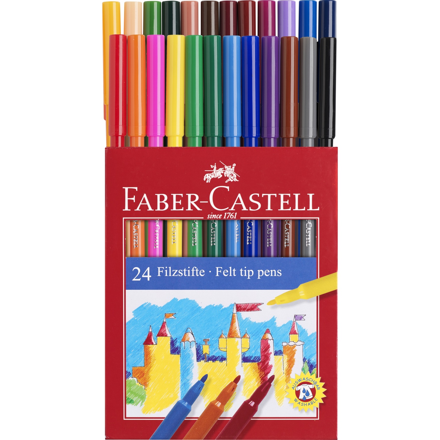Felt-tip pens - Set of 24 in the group Kids / Kids' Pens / 3 Years+ at Pen Store (101395)