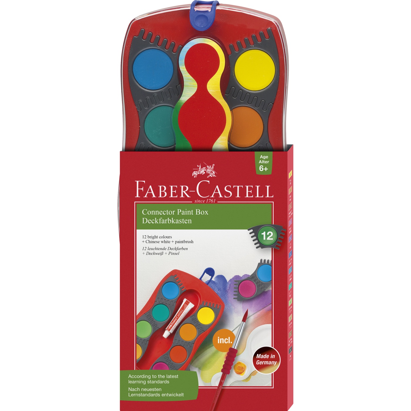 Connector Watercolors 12-set in the group Kids / Kids' Paint & Crafts / Kids' Watercolor Paint at Pen Store (101405)