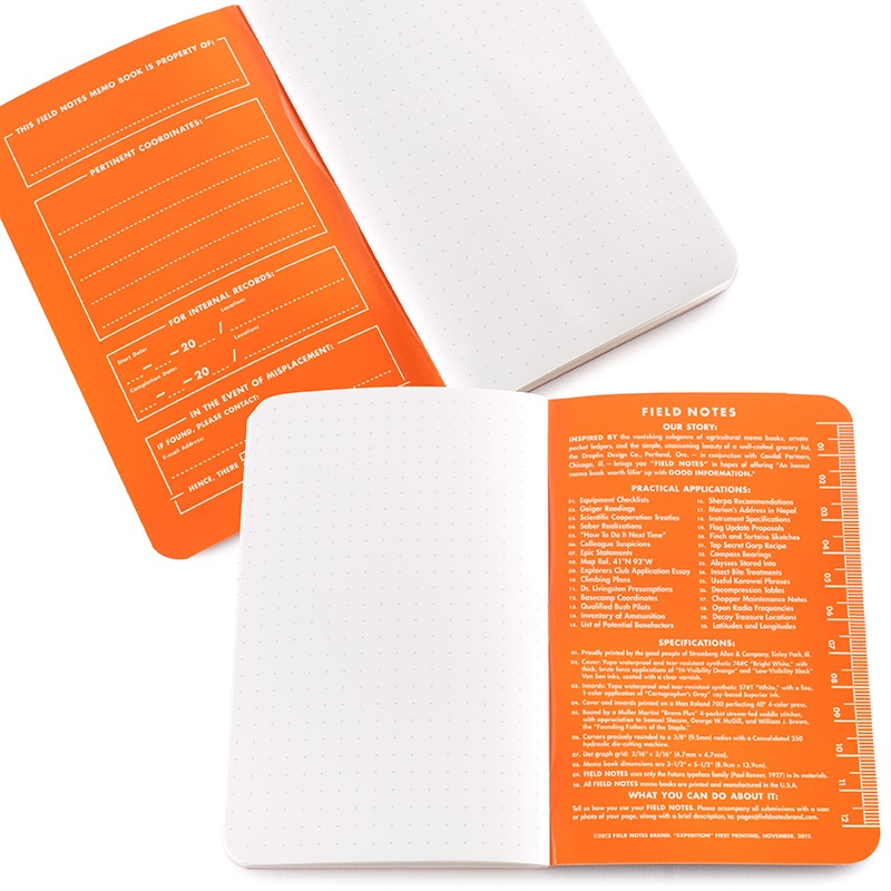 Memo Book Expedition 3-pack in the group Paper & Pads / Note & Memo / Writing & Memo Pads at Pen Store (101427)