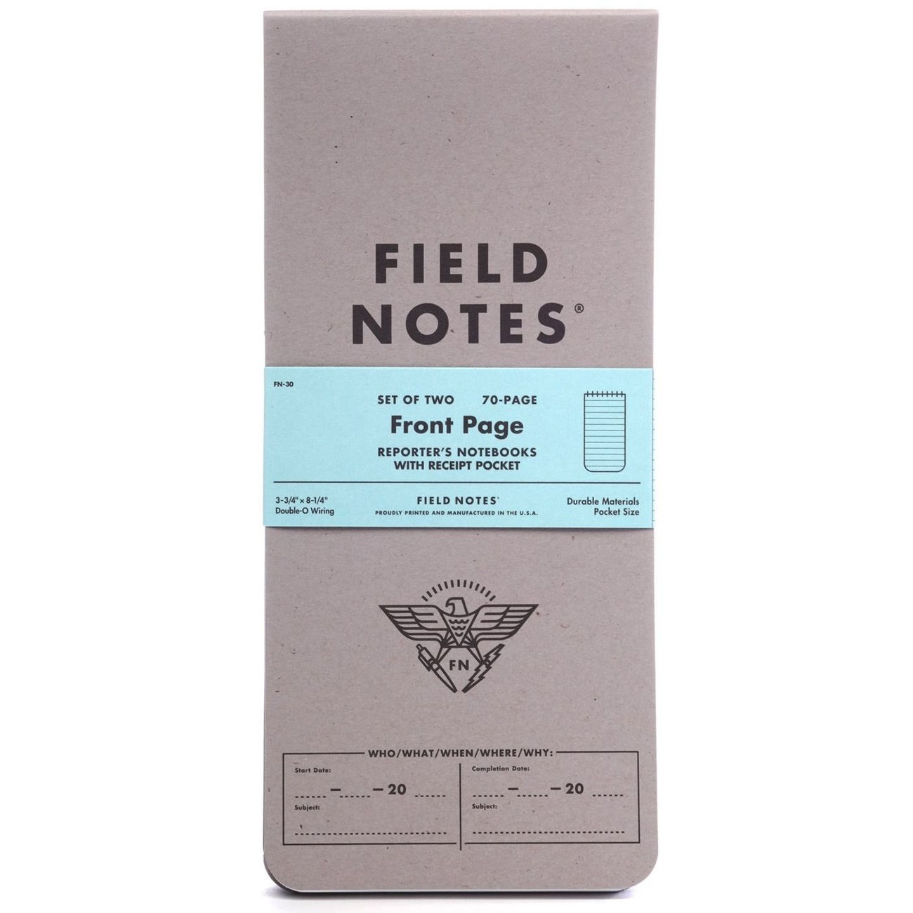 Front Page 2-pack in the group Paper & Pads / Note & Memo / Writing & Memo Pads at Pen Store (101432)