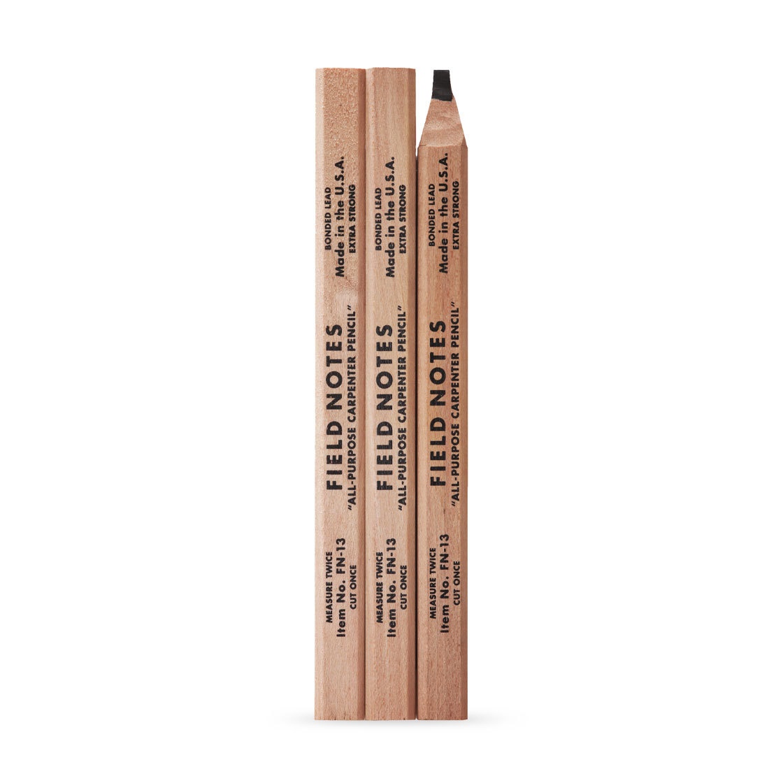 Carpenter Pencil 3-pack in the group Art Supplies / Crayons & Graphite / Graphite & Pencils at Pen Store (101435)