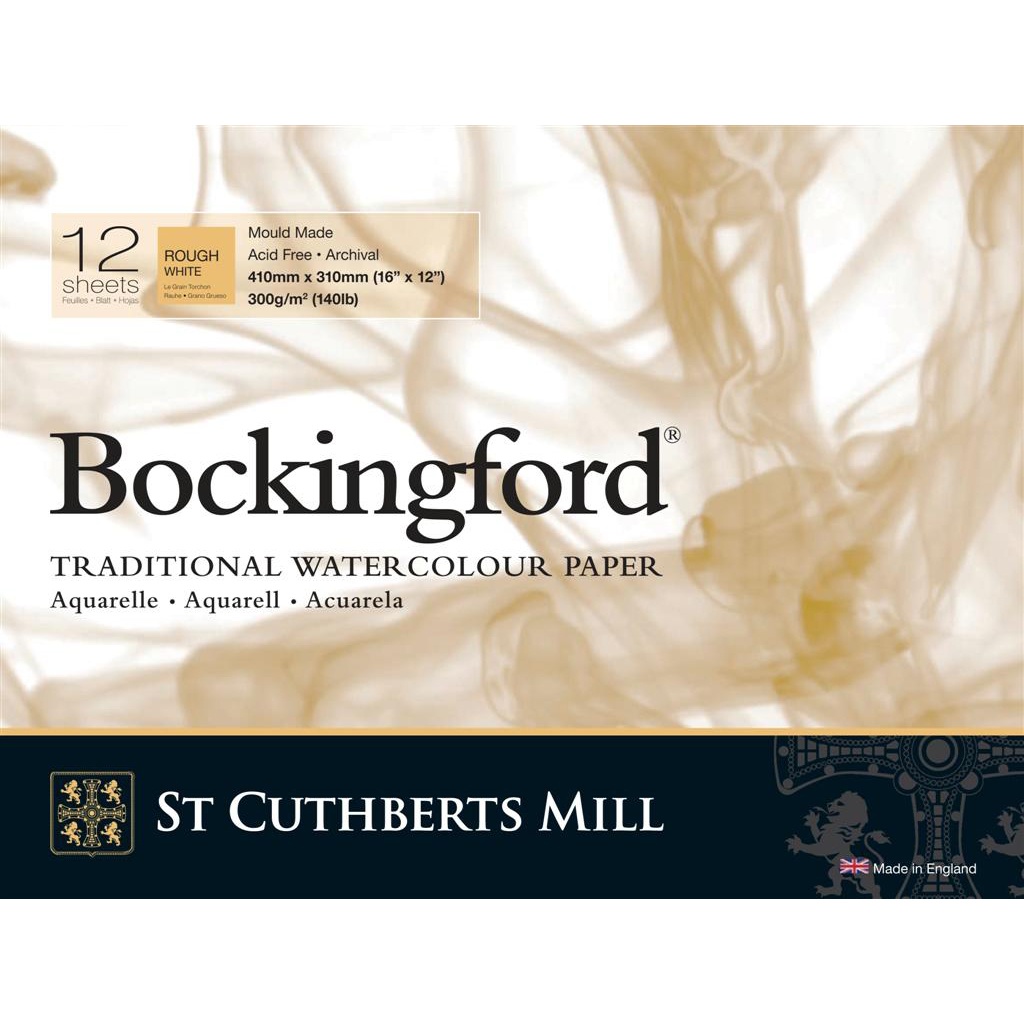Bockingford Watercolour paper 300g 410x310mm Rough in the group Paper & Pads / Artist Pads & Paper / Watercolor Pads at Pen Store (101503)