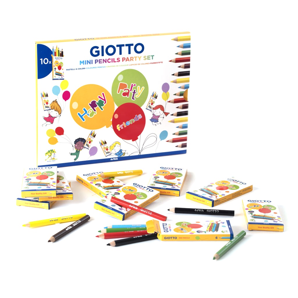 Mini Pencil Party Set x 10 in the group Kids / Kids' Paint & Crafts / Birthday Parties at Pen Store (101589)