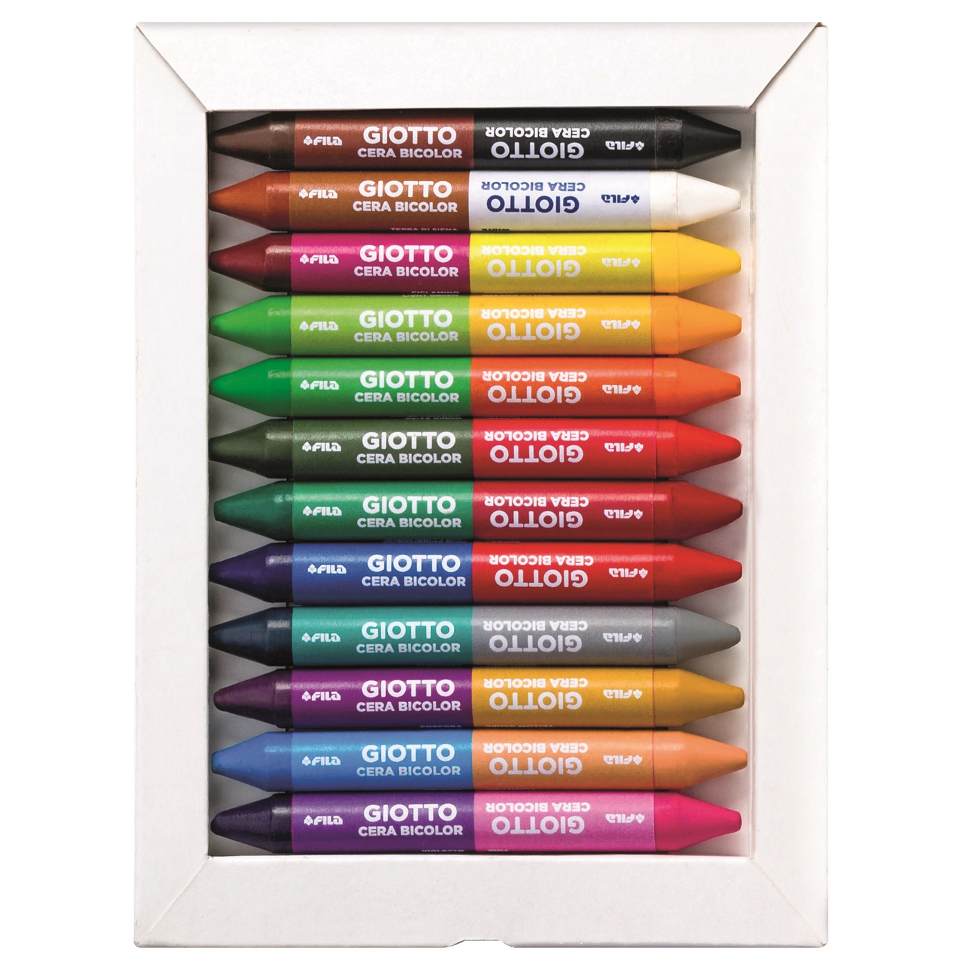 Cera Bicolor 12-set in the group Kids / Kids' Pens / Crayons for Kids at Pen Store (101595)