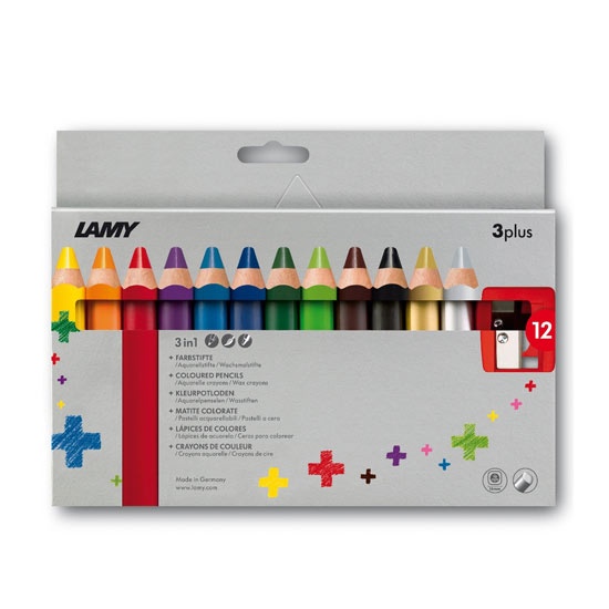 3plus 12-set in the group Kids / Kids' Pens / Coloring Pencils for Kids at Pen Store (101782)