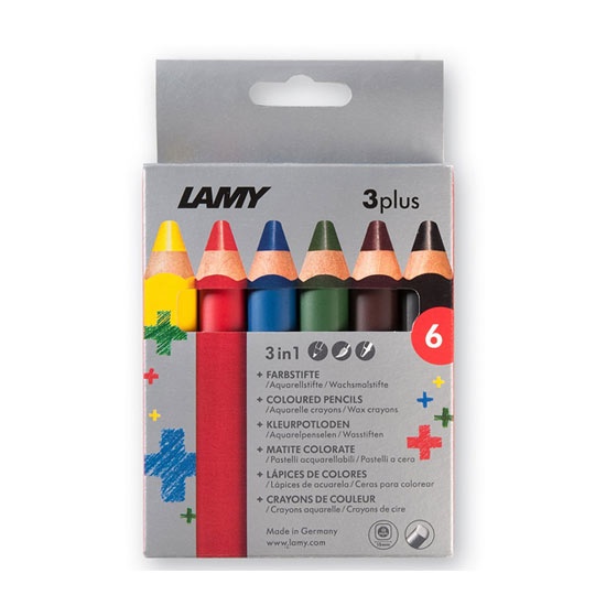 3plus 6-set in the group Kids / Kids' Pens / Coloring Pencils for Kids at Pen Store (101784)