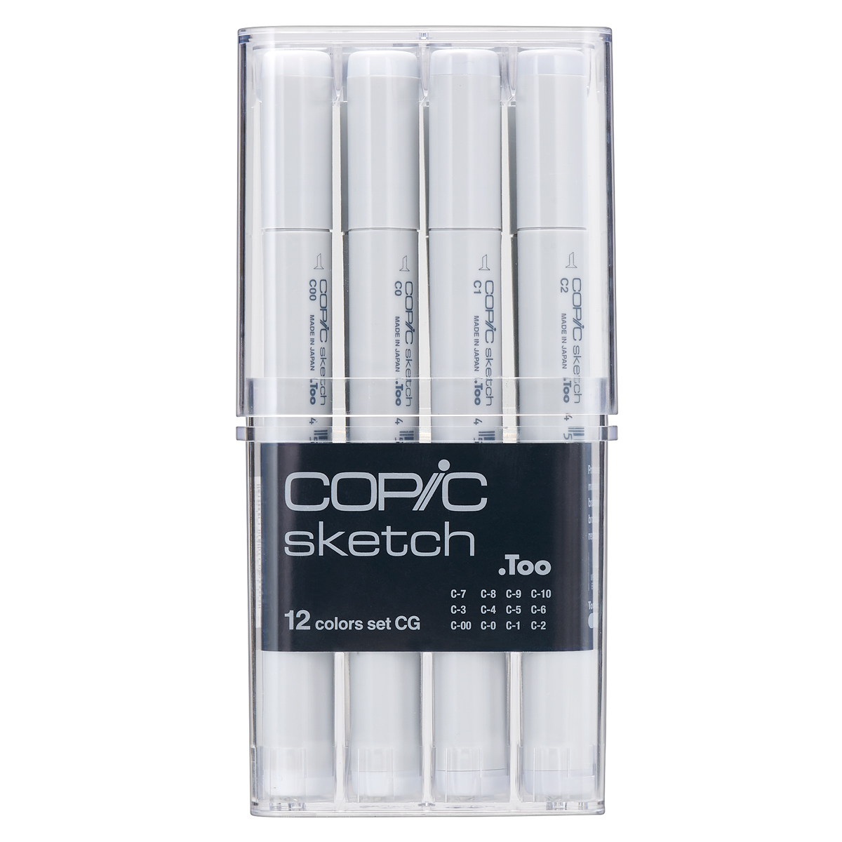 Sketch 12-set CG Cool Grey in the group Pens / Artist Pens / Felt Tip Pens at Pen Store (103311)