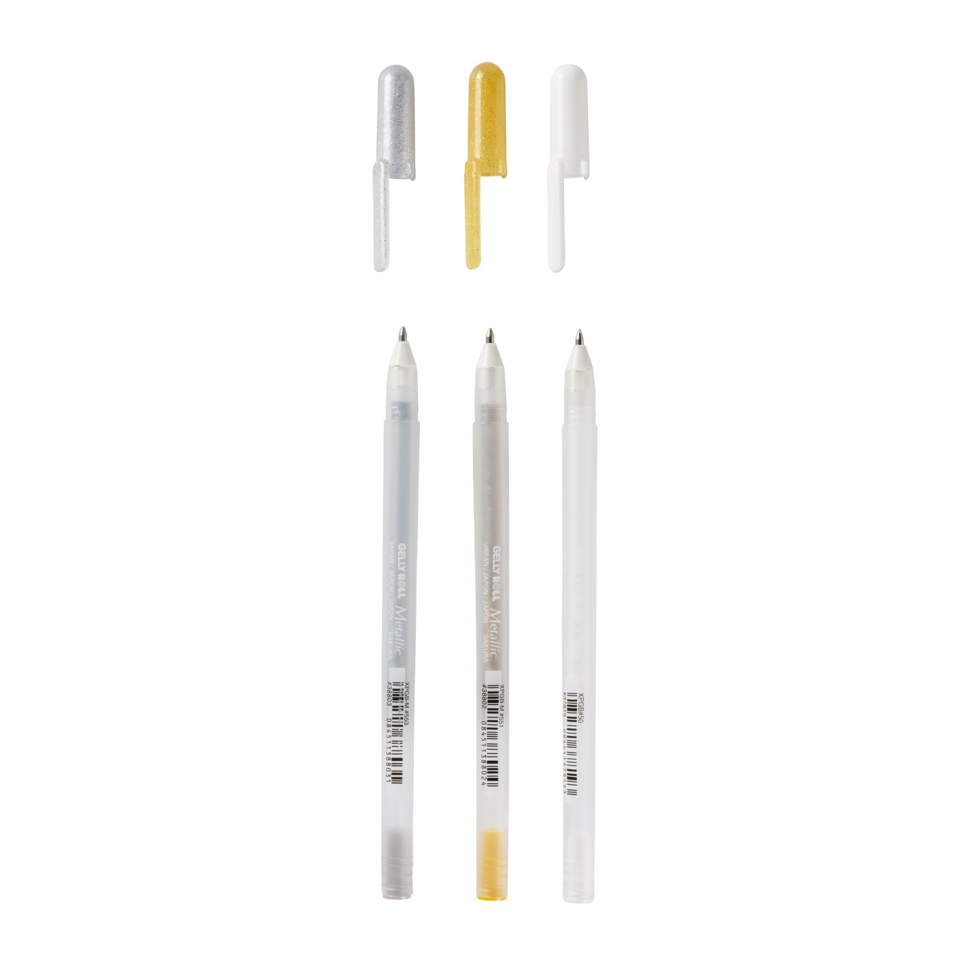 Gelly Roll Metallic Mixed 3-pack in the group Pens / Writing / Gel Pens at Pen Store (103591)