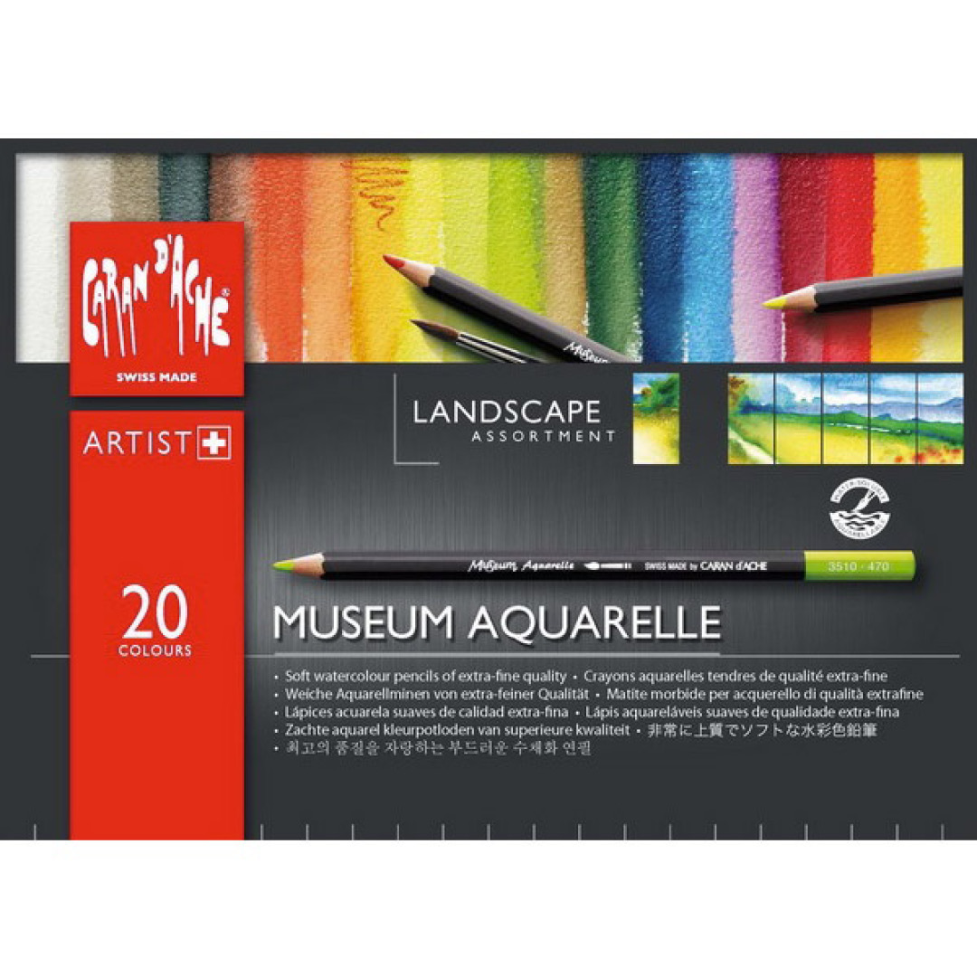 Caran d'Ache Museum Aquarelle Landscape 20-pack | Pen Store