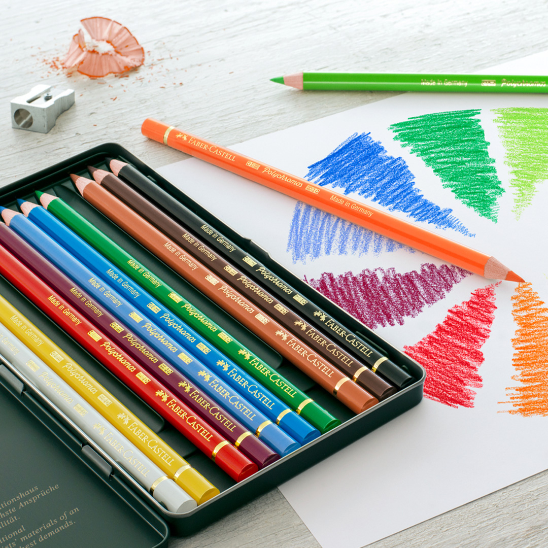Coloring pencils Polychromos 12-set