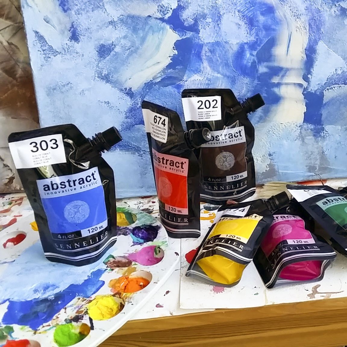 Abstract Acrylic 120 ml in the group Art Supplies / Colors / Acrylic Paint at Pen Store (107910_r)