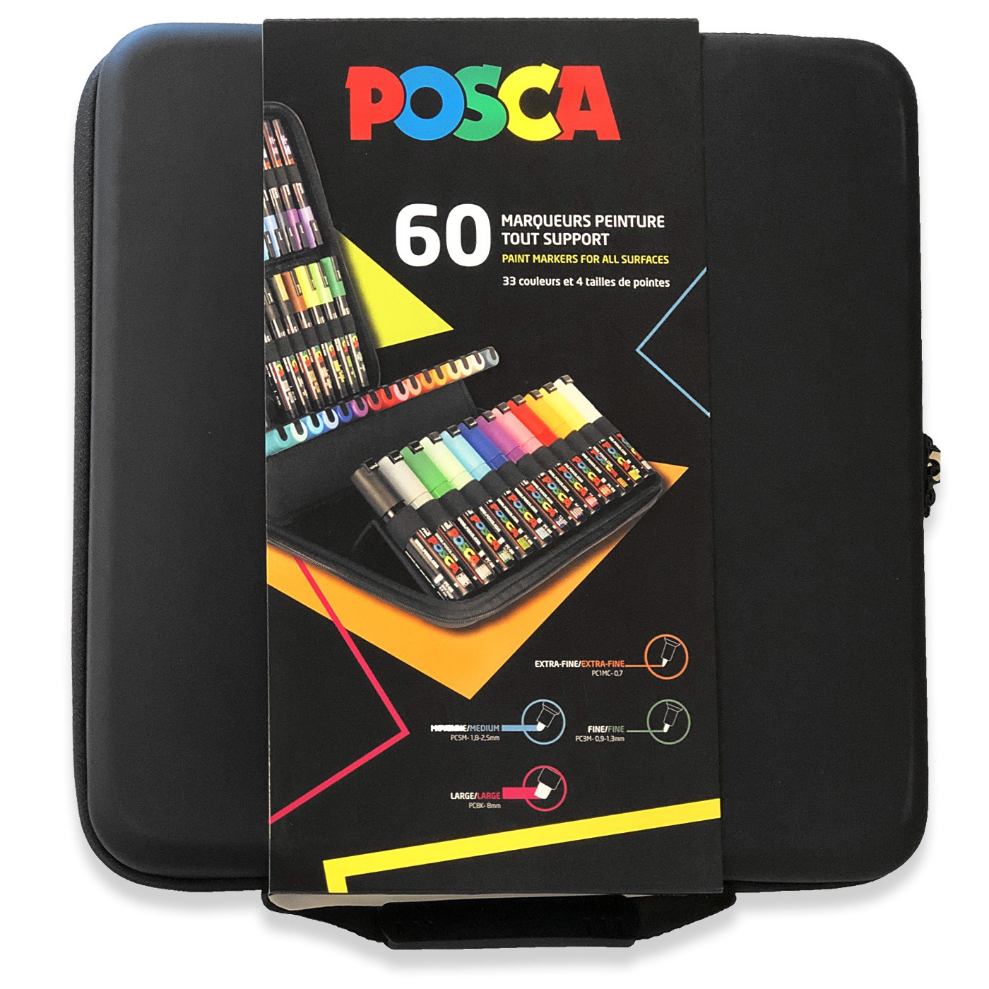 Posca Marker 60-set Rubbercase in the group Pens / Artist Pens / Illustration Markers at Pen Store (110397)