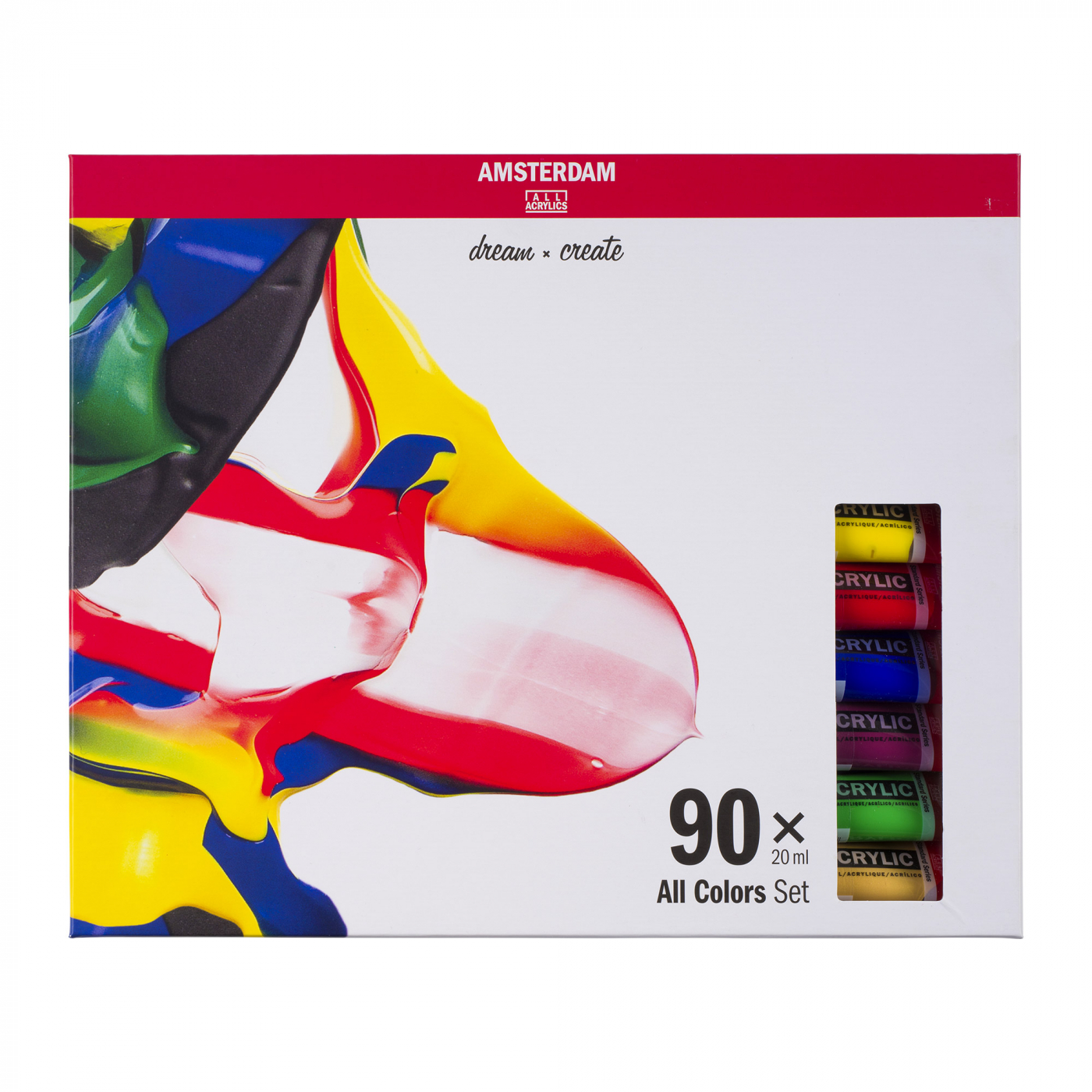  Acrylic Standard Set 90 x 20 ml in the group Art Supplies / Colors / Acrylic Paint at Pen Store (111762)