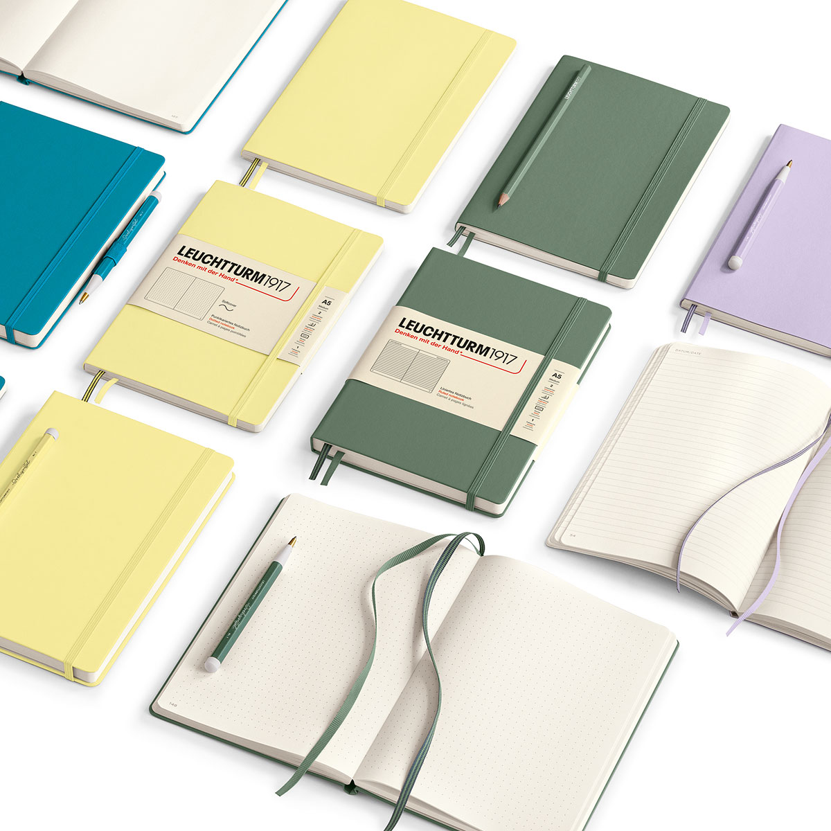 Notebook A5 Medium Ocean in the group Paper & Pads / Note & Memo / Notebooks & Journals at Pen Store (127322_r)