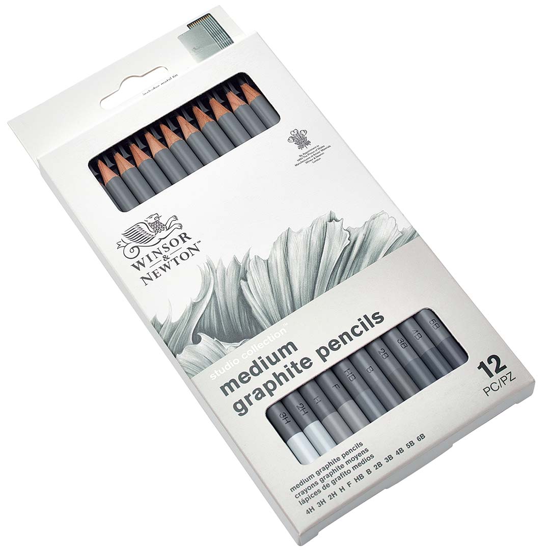 Winsor & Newton Studio Collection Sketching Pencil - Set of 10