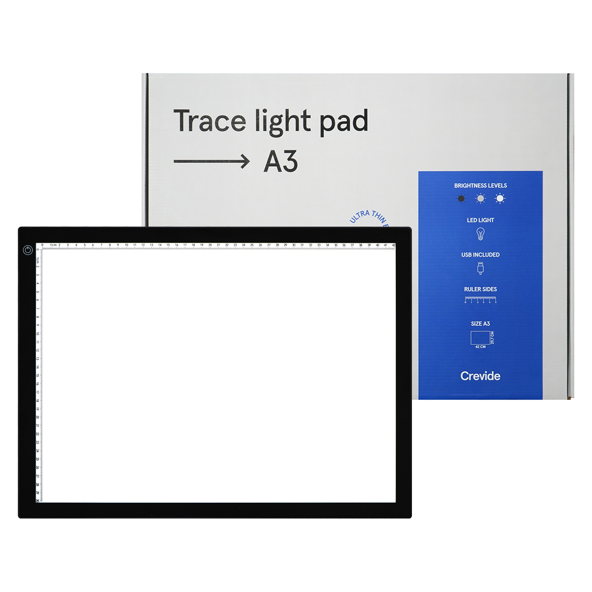 Crevide Light Box Trace Pad A4