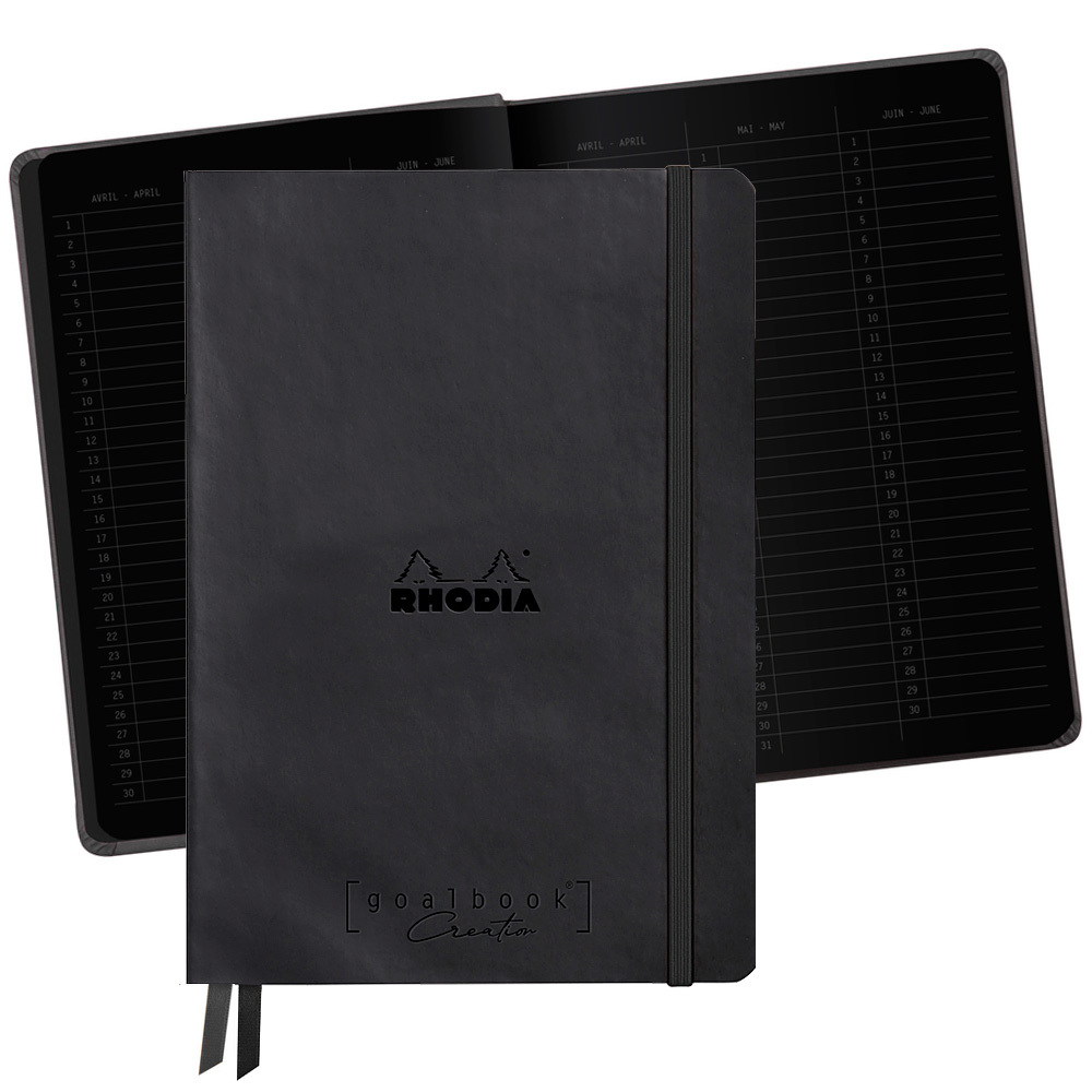 GoalBook Creation A5 Black (Black paper in the group Paper & Pads / Note & Memo / Notebooks & Journals at Pen Store (129308)