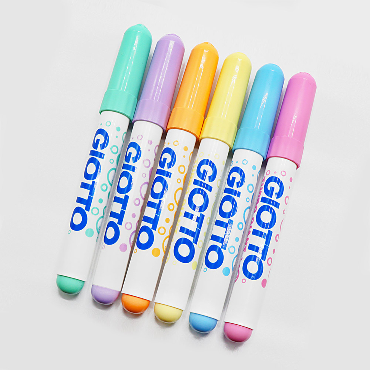 Turbo Giant Pastel Set of 6 in the group Kids / Kids' Pens / Felt Tip Pens for Kids at Pen Store (129851)