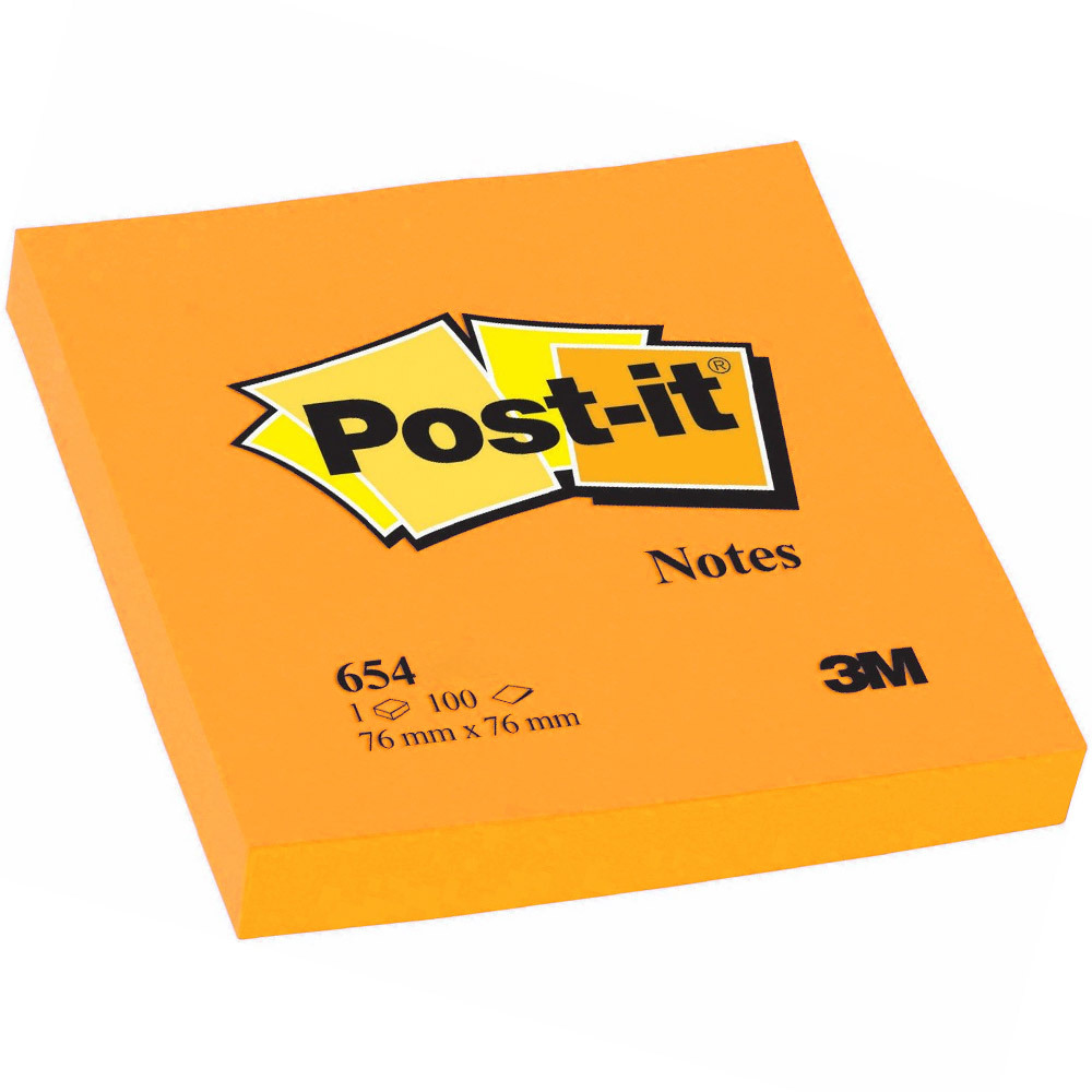 Orange post on sale it notes