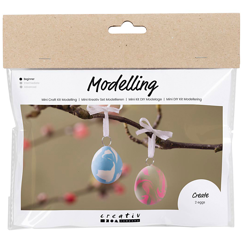 Mini Craft Kit: Modelling - Marbled Easter Eggs Mini Craft Kit: Modelling - Marbled Easter Eggs