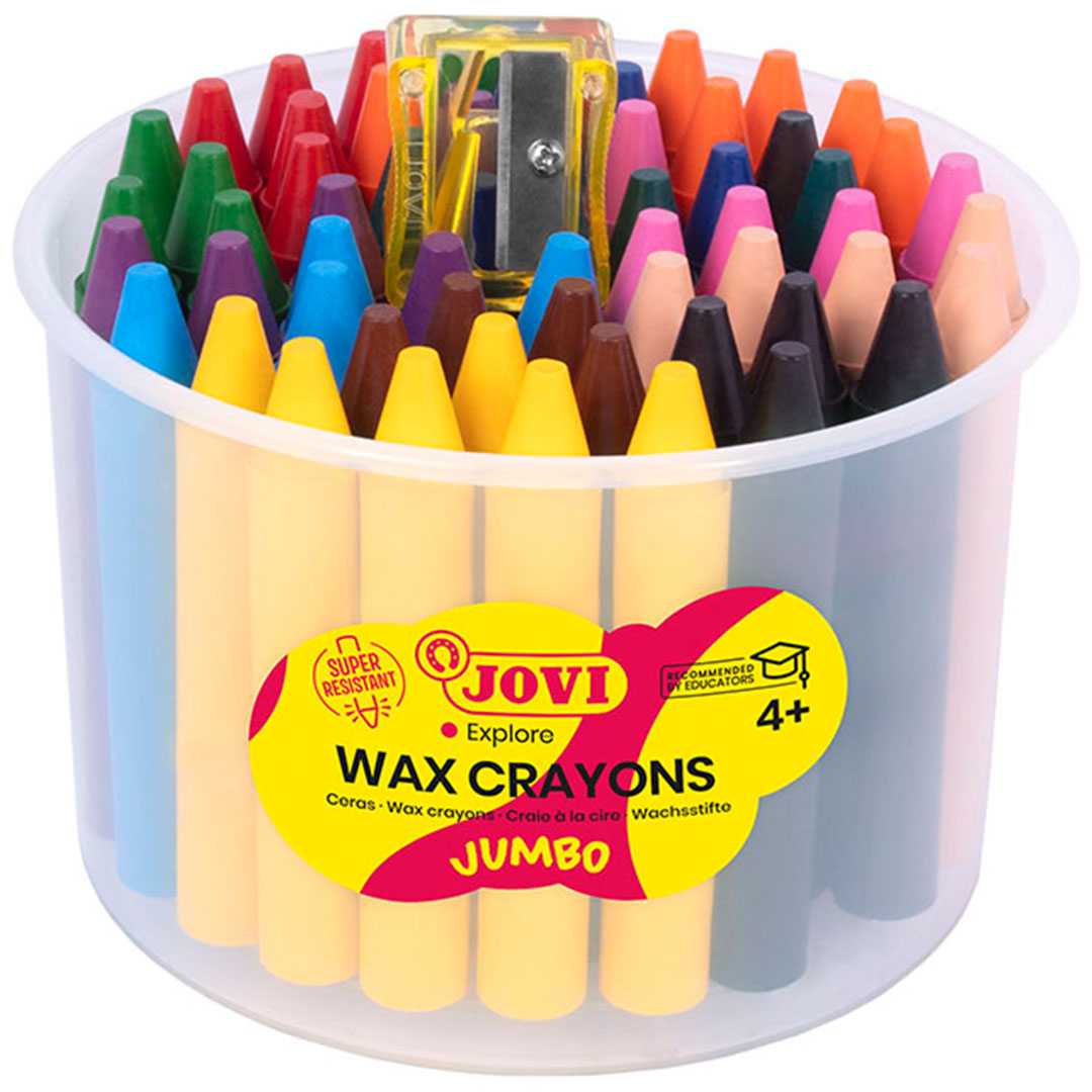 Wax Crayons Jumbo Base colours Set of 60 4 years