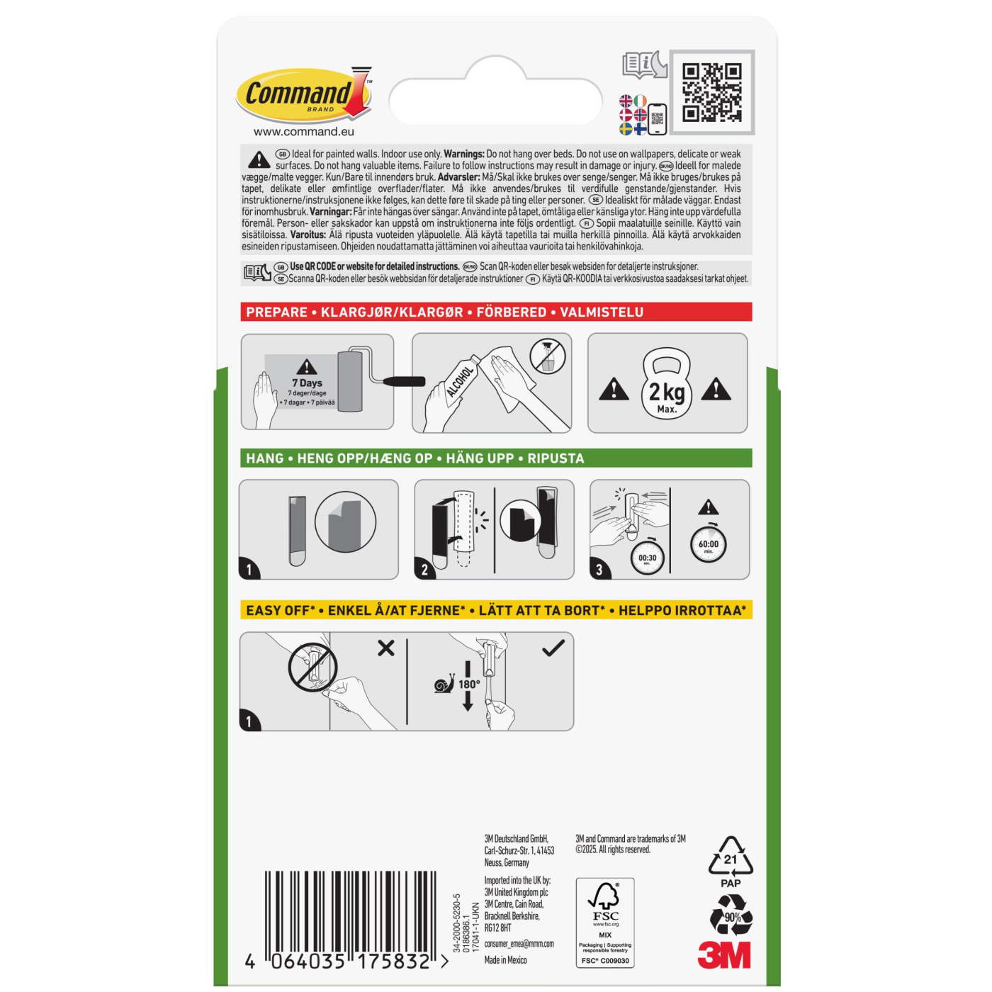 Command picture hook for wire