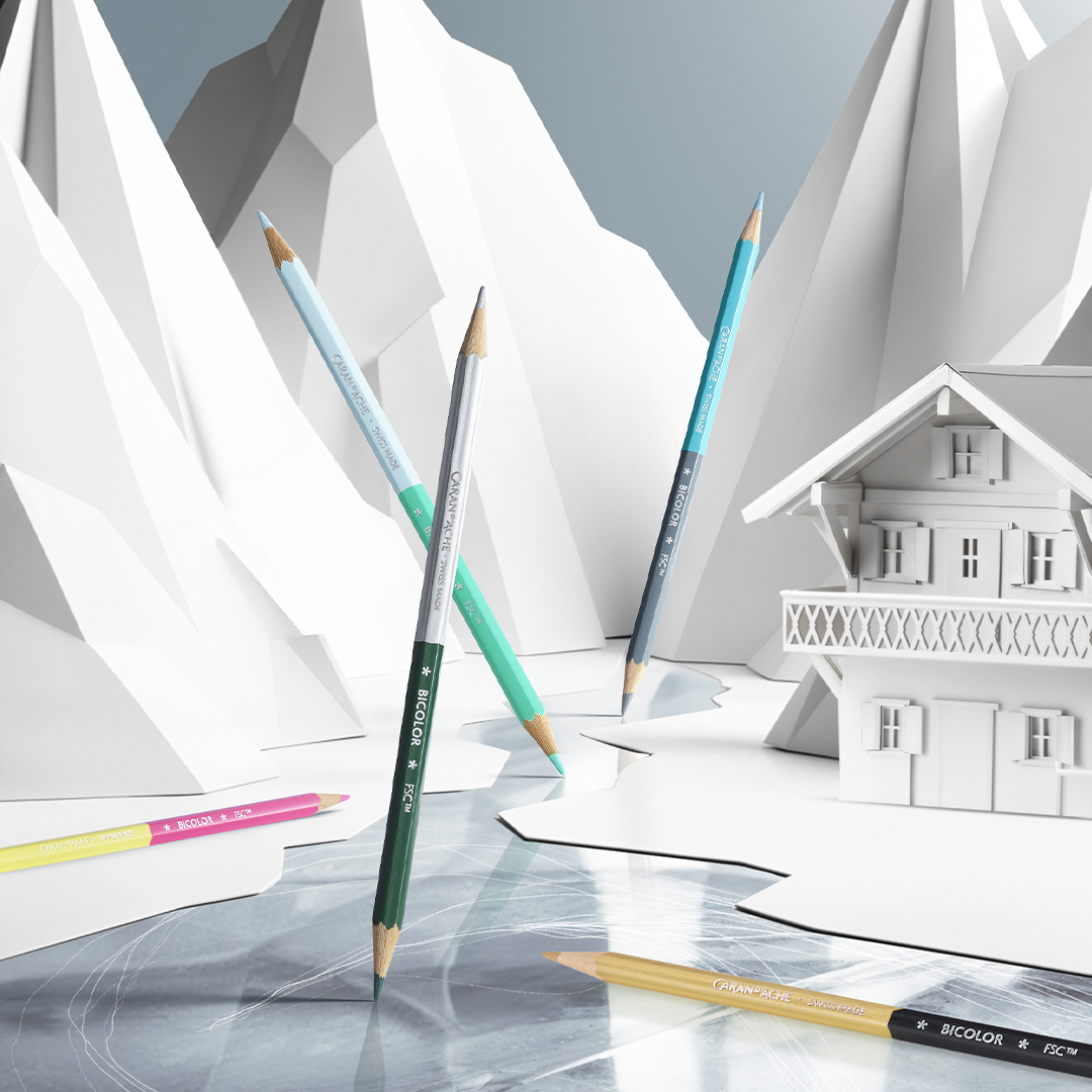 Bicolor Alpine Frost 9‑set + brush