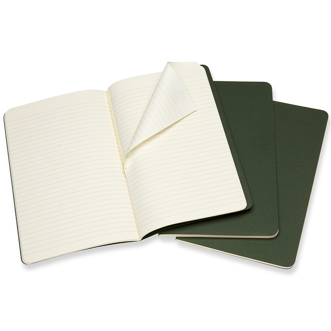 Cahier Notebook Large Green Ruled