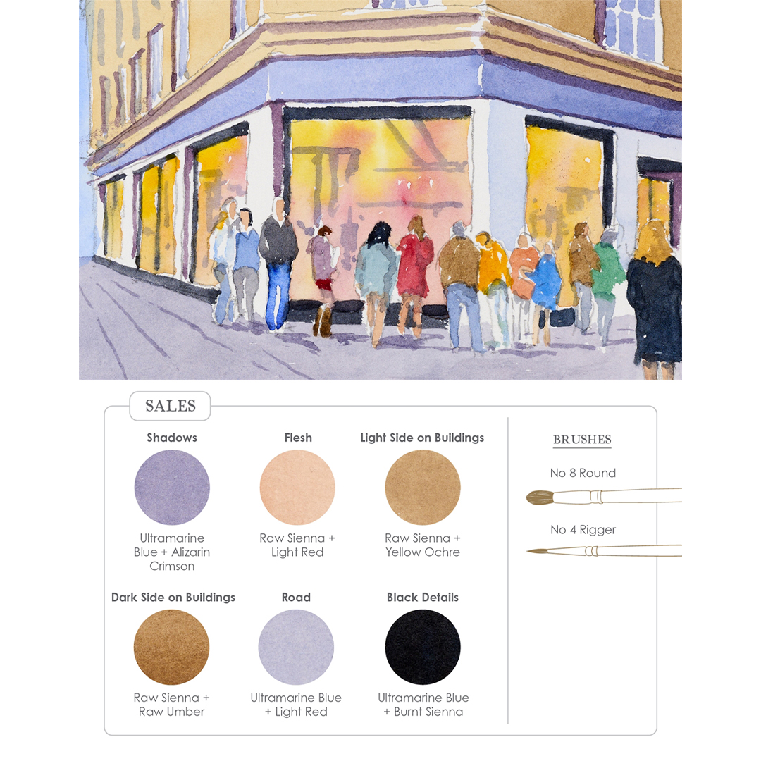 Watercolor Mixing Deck: Architecture