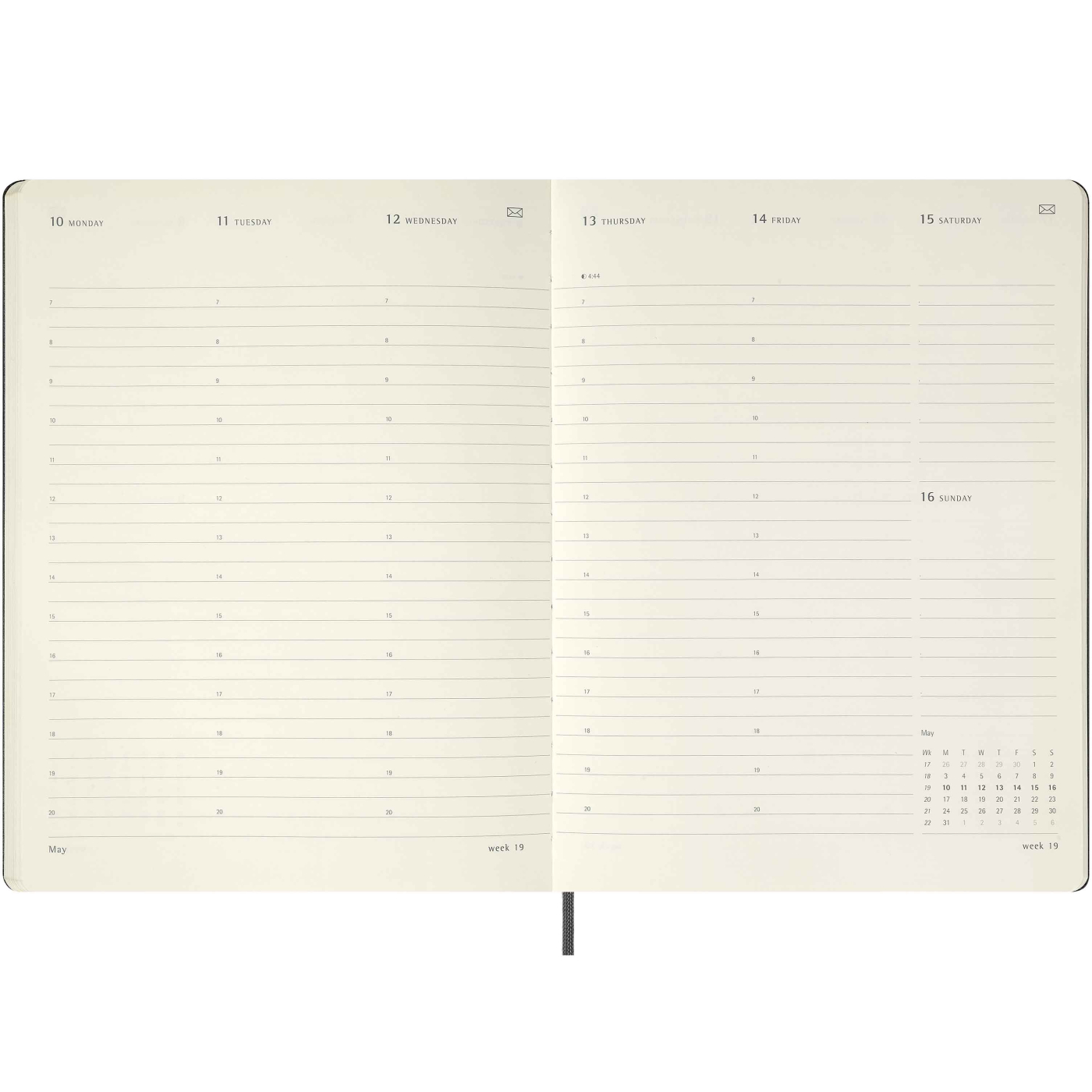 Planner 12M Smart PRO Digital Weekly Vertical 2027 XL Black