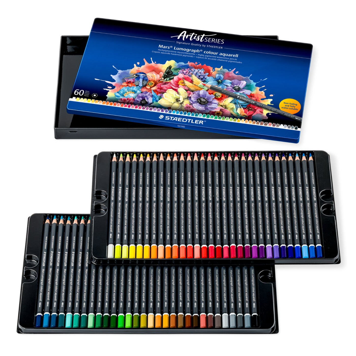 Watercolour pencils Mars Lumograph set of 60