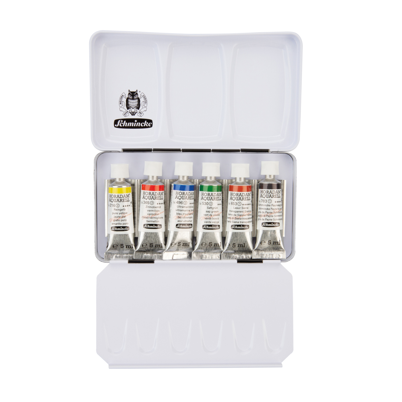 Horadam Aquarell Tube 5ml 6-set