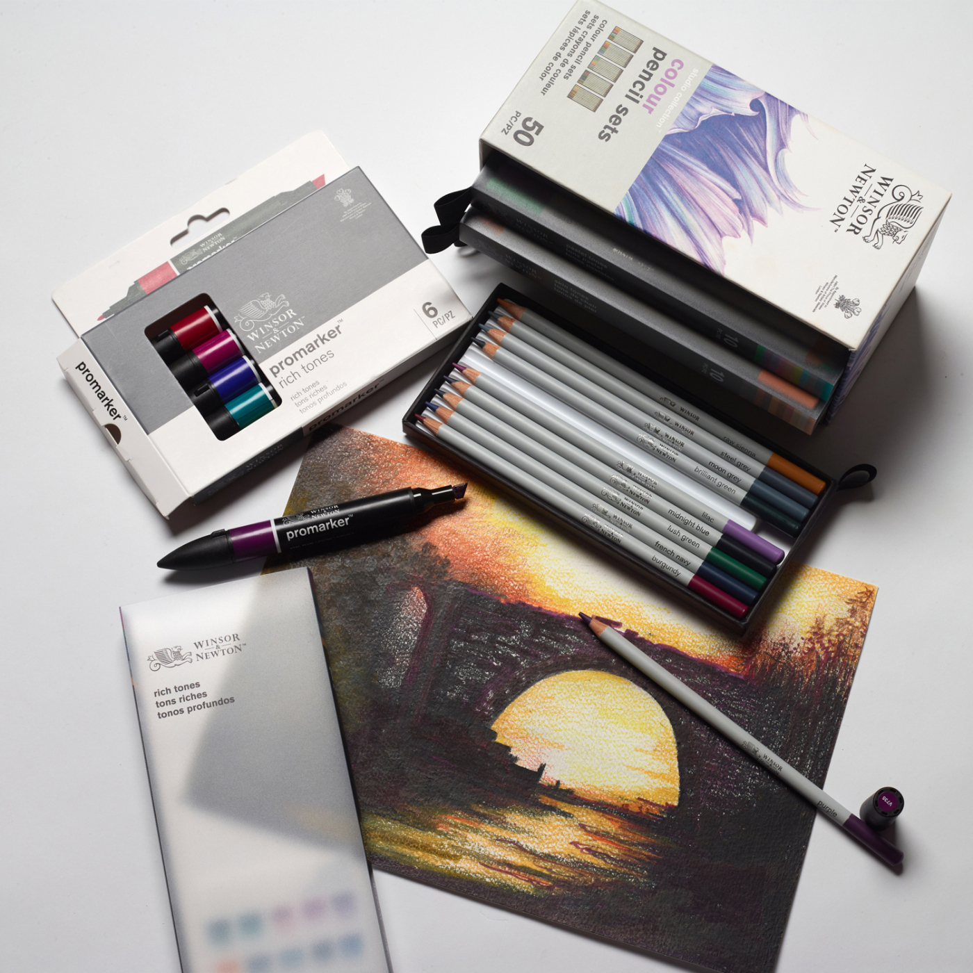 Studio Collection Colour Pencils Set of 50