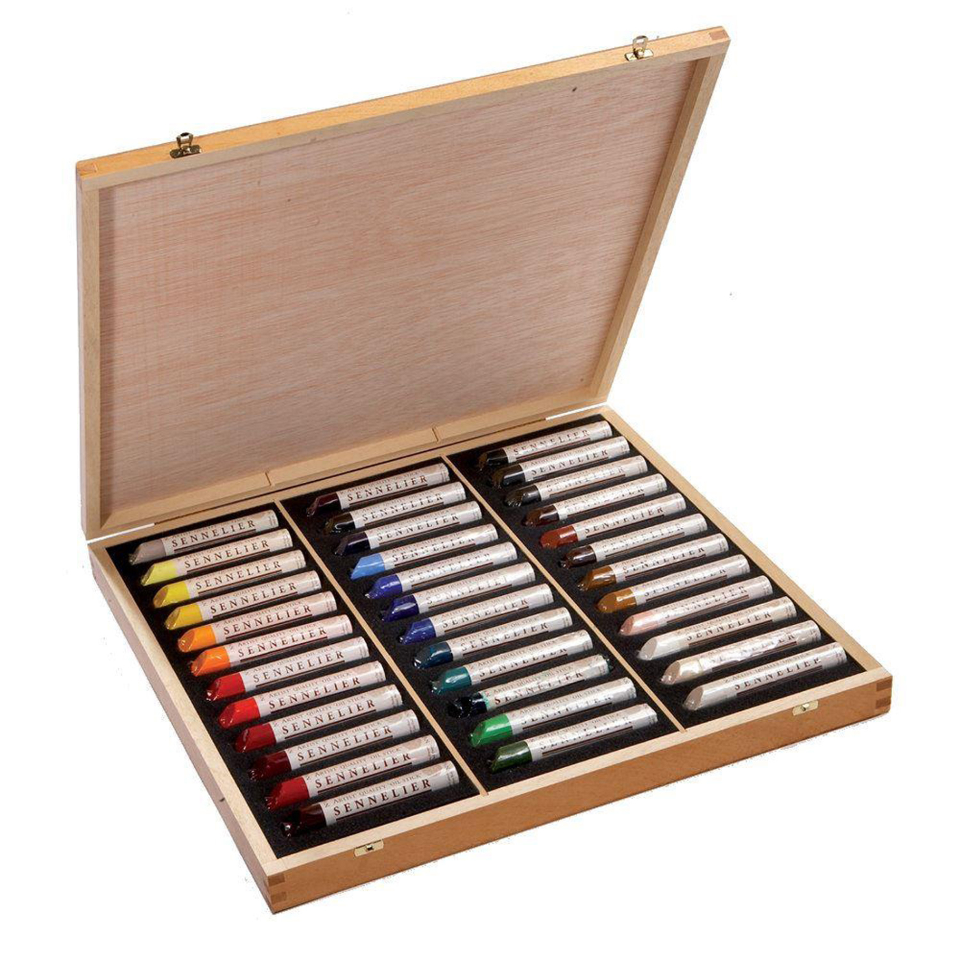 Oil Stick Wooden Box 36-set