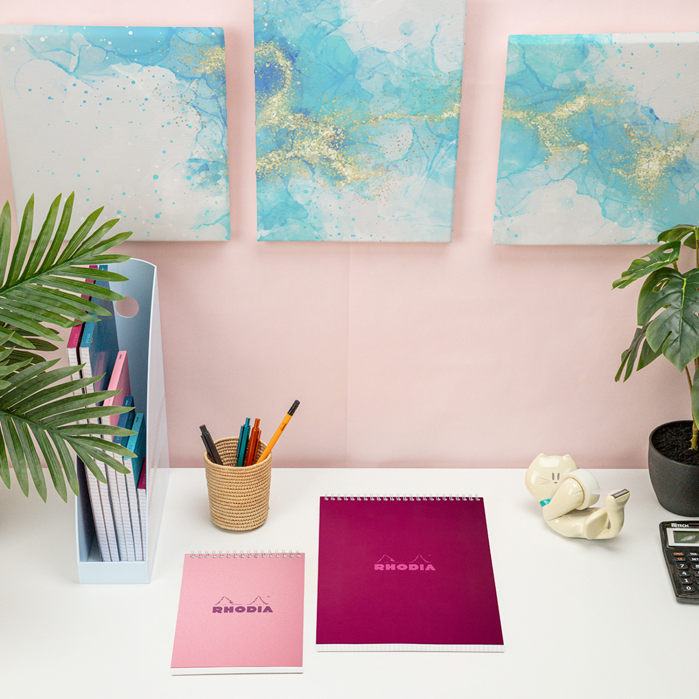 Classic Notepad Plum A45Ruled
